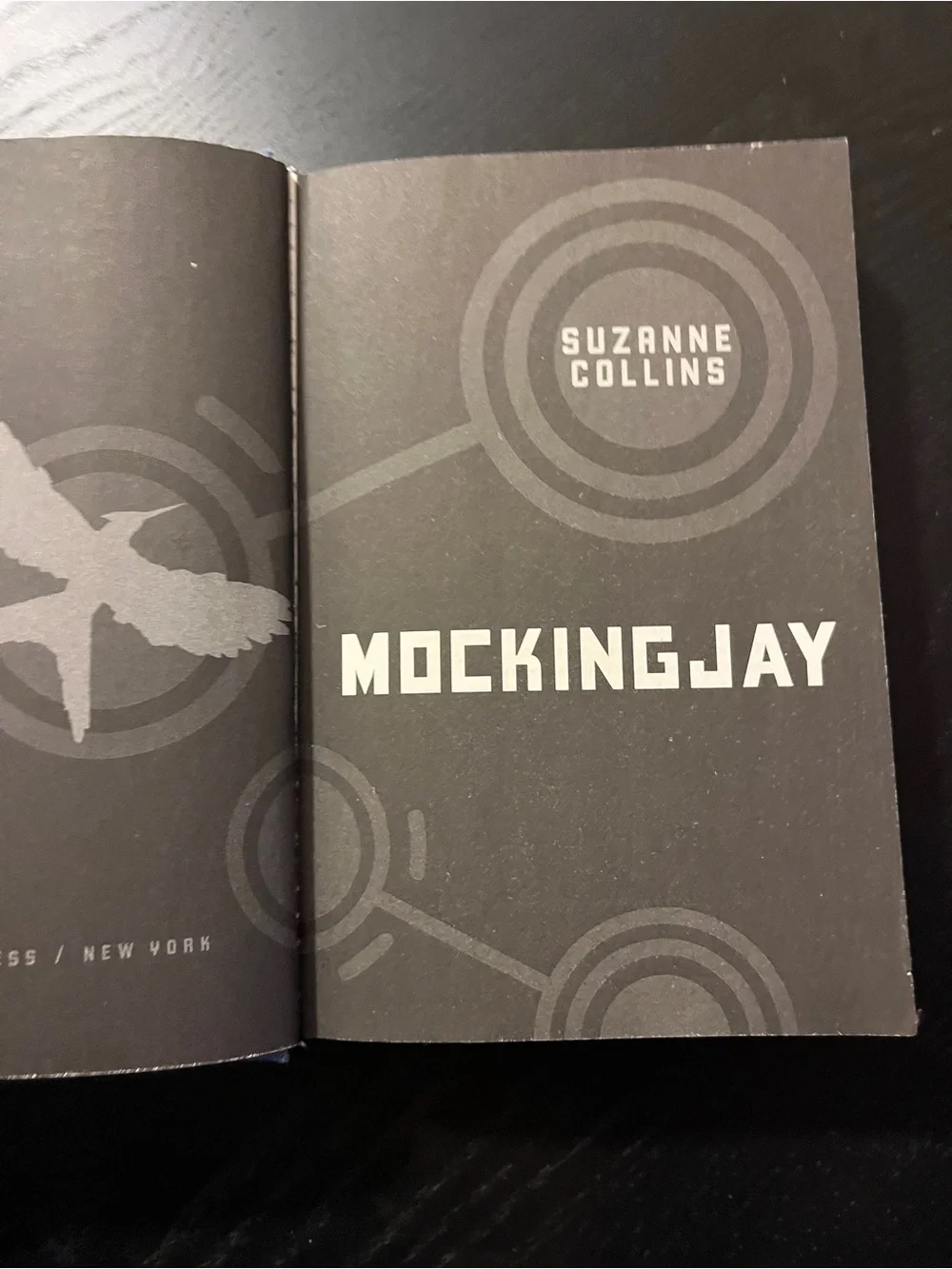 Scholastic Mockingjay Hardcover Book Hunger Games Trilogy Suzanne Collins Blue